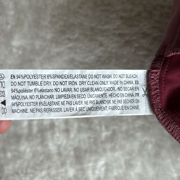 Velvet‎ Pink Skirt Mini with Belt SZ: SMALL - Picture 7 of 7